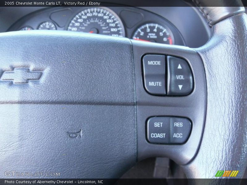 Victory Red / Ebony 2005 Chevrolet Monte Carlo LT
