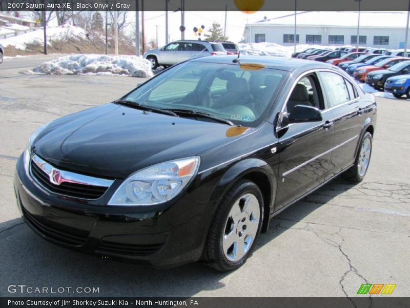 Black Onyx / Gray 2007 Saturn Aura XE
