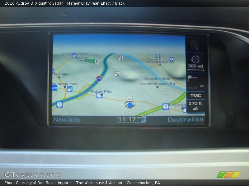 Meteor Gray Pearl Effect / Black 2010 Audi S4 3.0 quattro Sedan