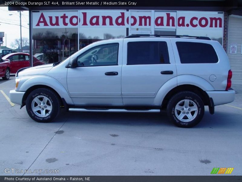 Brilliant Silver Metallic / Medium Slate Gray 2004 Dodge Durango SLT 4x4