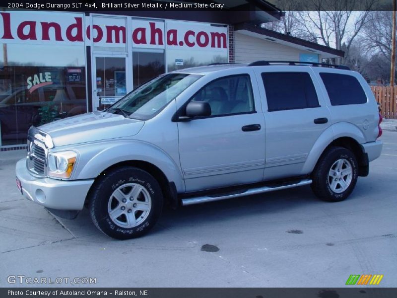 Brilliant Silver Metallic / Medium Slate Gray 2004 Dodge Durango SLT 4x4