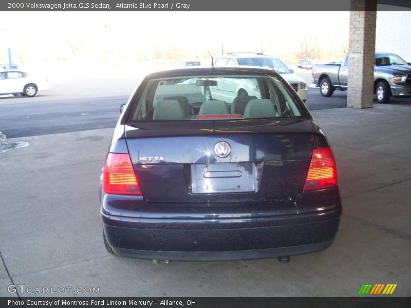 Atlantic Blue Pearl / Gray 2000 Volkswagen Jetta GLS Sedan