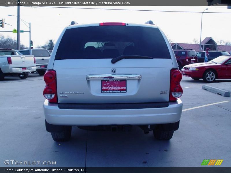 Brilliant Silver Metallic / Medium Slate Gray 2004 Dodge Durango SLT 4x4