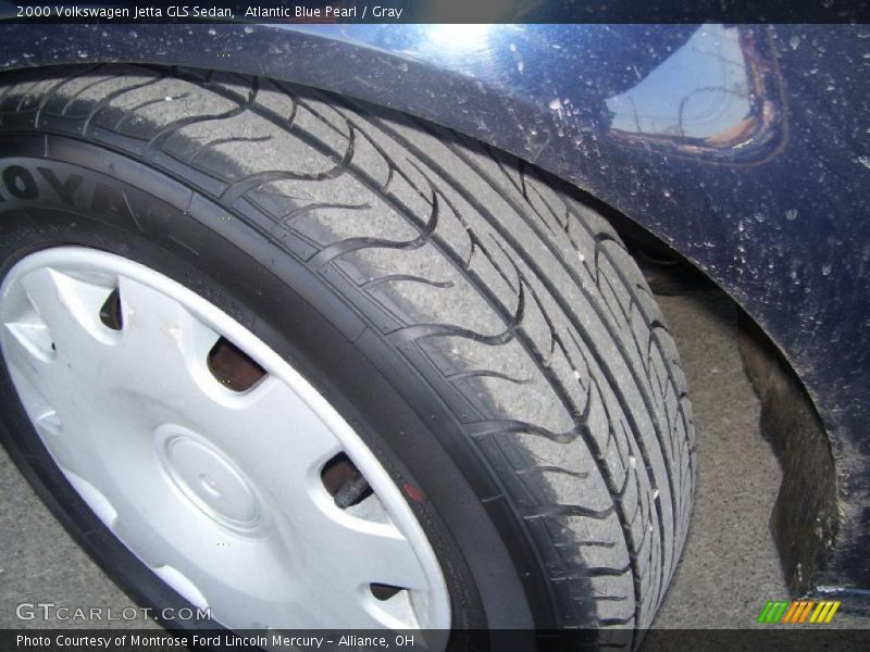 Atlantic Blue Pearl / Gray 2000 Volkswagen Jetta GLS Sedan