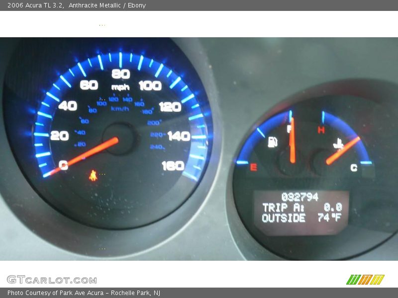 Anthracite Metallic / Ebony 2006 Acura TL 3.2