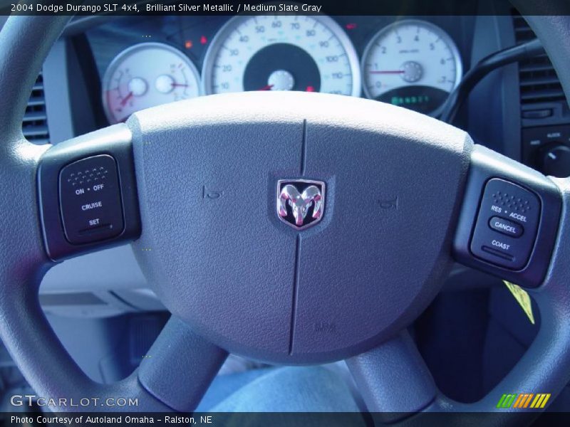 Brilliant Silver Metallic / Medium Slate Gray 2004 Dodge Durango SLT 4x4