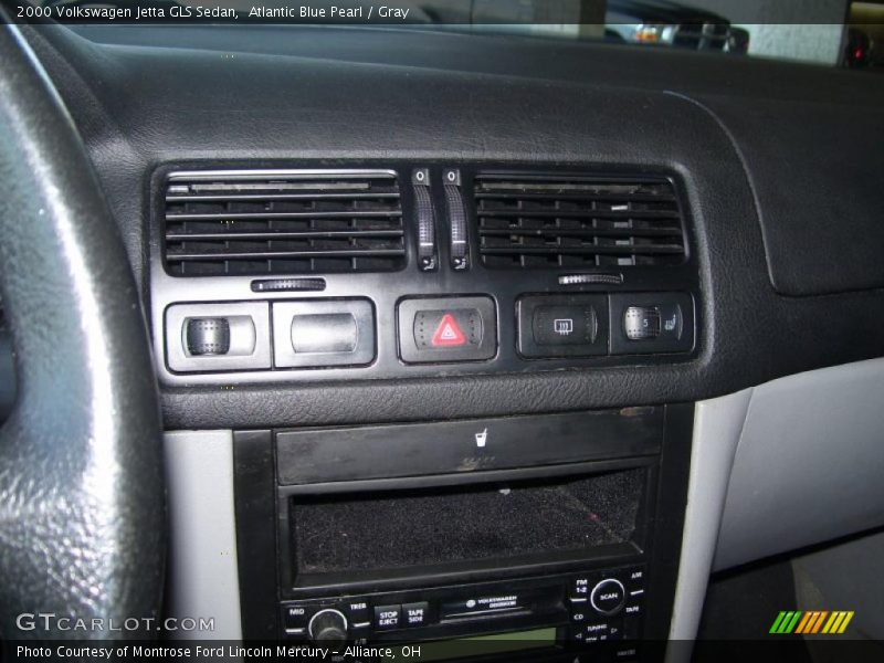 Atlantic Blue Pearl / Gray 2000 Volkswagen Jetta GLS Sedan
