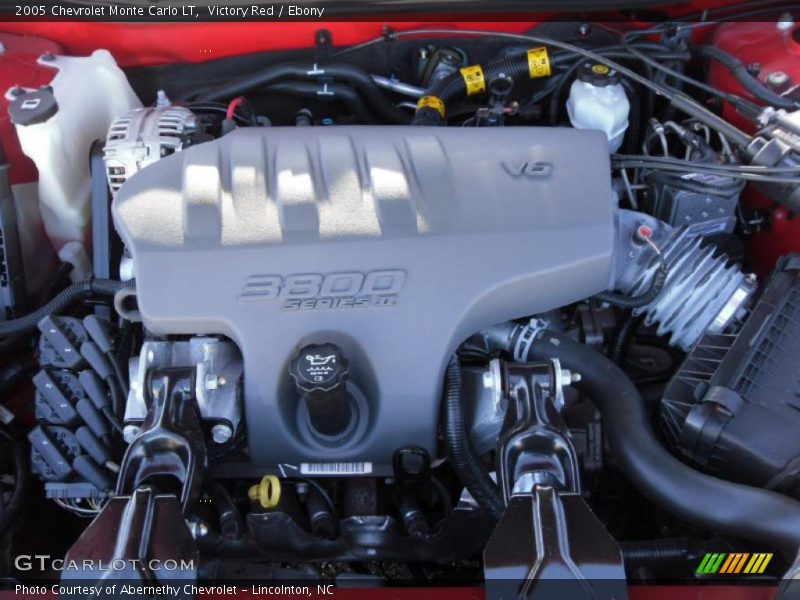 Victory Red / Ebony 2005 Chevrolet Monte Carlo LT