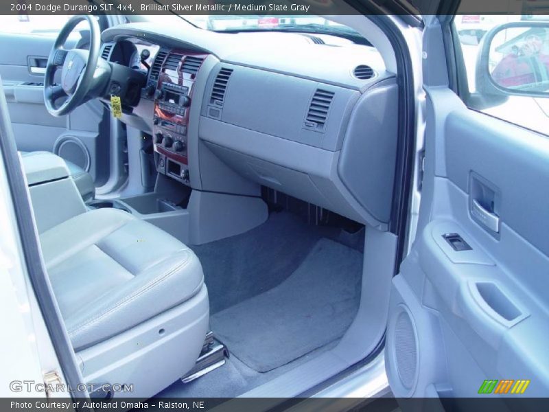Brilliant Silver Metallic / Medium Slate Gray 2004 Dodge Durango SLT 4x4
