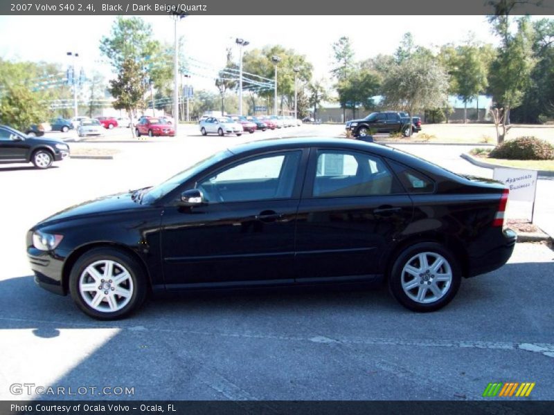Black / Dark Beige/Quartz 2007 Volvo S40 2.4i