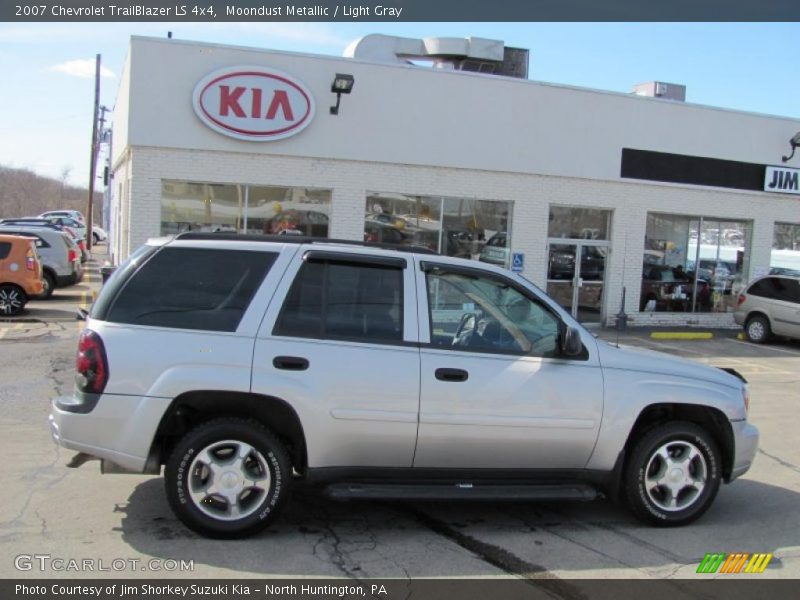 Moondust Metallic / Light Gray 2007 Chevrolet TrailBlazer LS 4x4