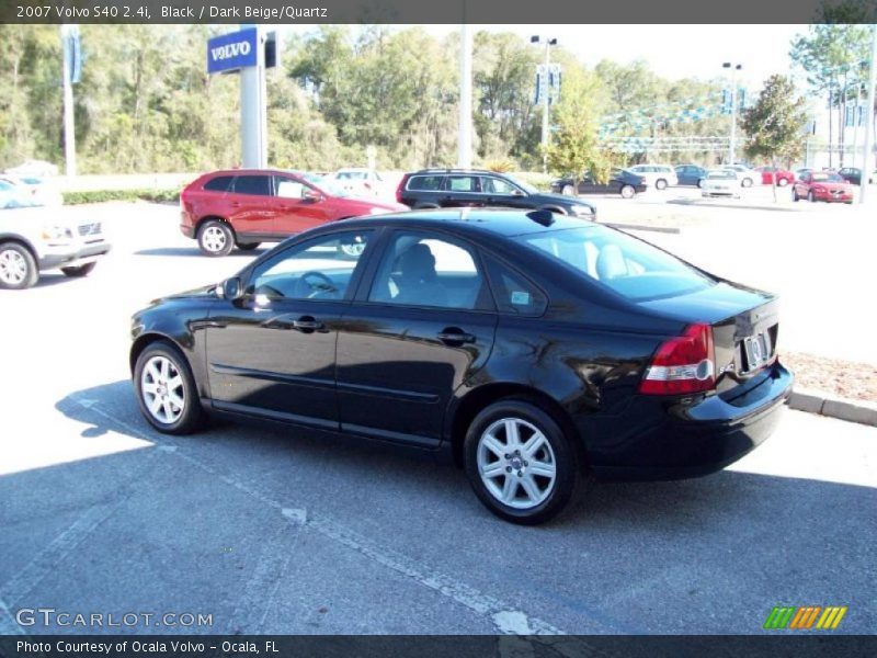 Black / Dark Beige/Quartz 2007 Volvo S40 2.4i