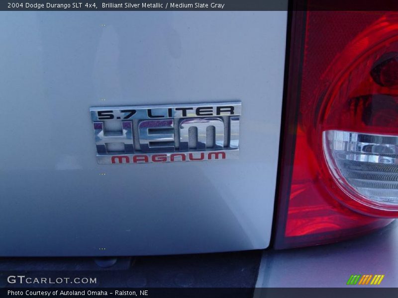 Brilliant Silver Metallic / Medium Slate Gray 2004 Dodge Durango SLT 4x4