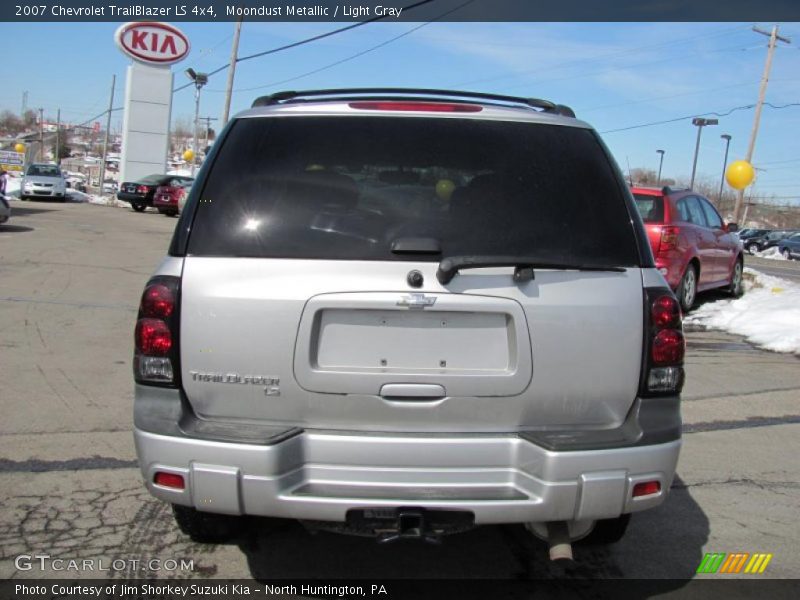 Moondust Metallic / Light Gray 2007 Chevrolet TrailBlazer LS 4x4