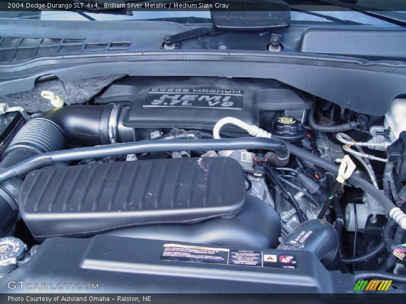 Brilliant Silver Metallic / Medium Slate Gray 2004 Dodge Durango SLT 4x4