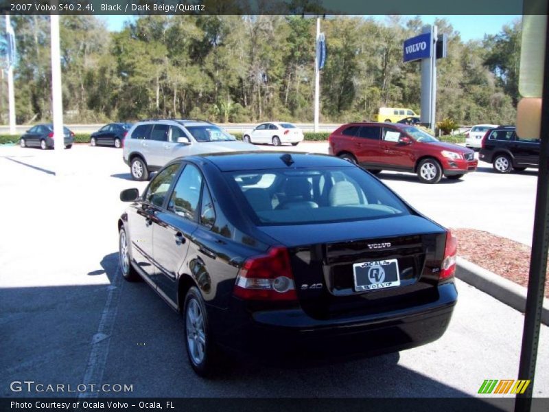 Black / Dark Beige/Quartz 2007 Volvo S40 2.4i