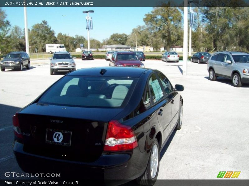 Black / Dark Beige/Quartz 2007 Volvo S40 2.4i
