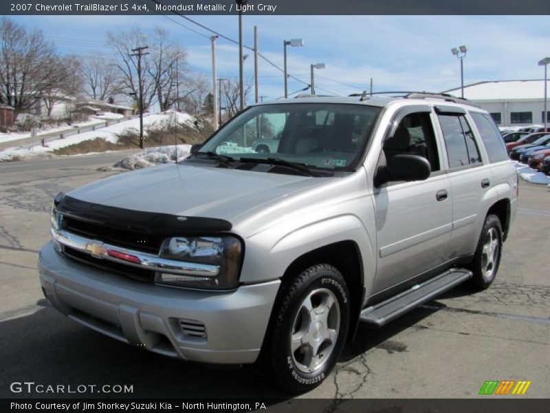 Moondust Metallic / Light Gray 2007 Chevrolet TrailBlazer LS 4x4