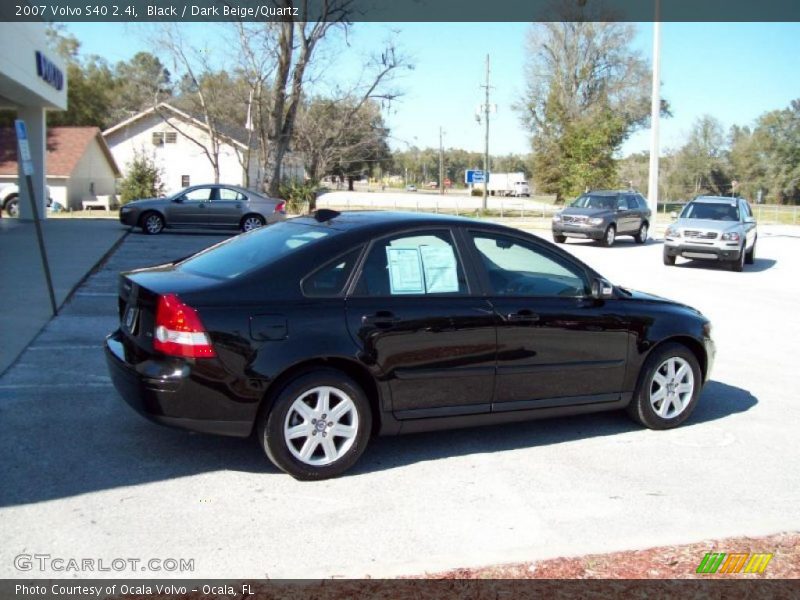 Black / Dark Beige/Quartz 2007 Volvo S40 2.4i