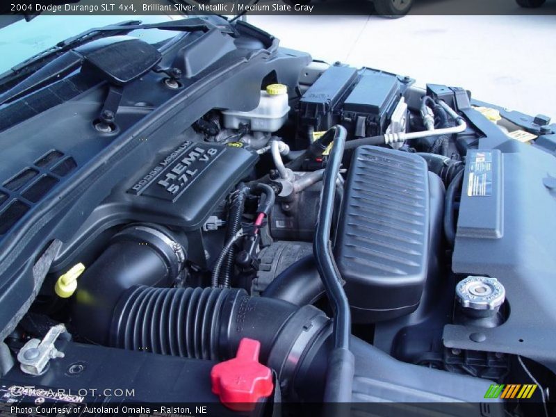 Brilliant Silver Metallic / Medium Slate Gray 2004 Dodge Durango SLT 4x4