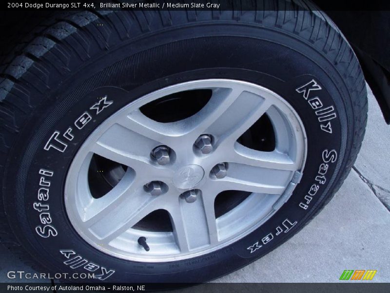 Brilliant Silver Metallic / Medium Slate Gray 2004 Dodge Durango SLT 4x4