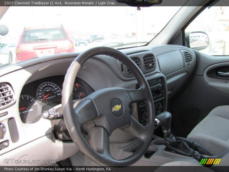 Moondust Metallic / Light Gray 2007 Chevrolet TrailBlazer LS 4x4