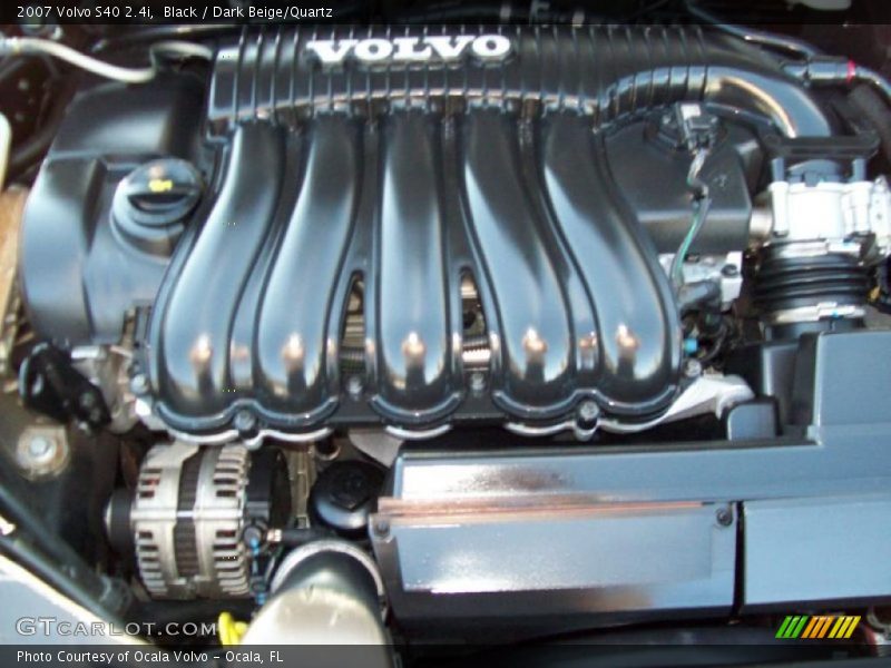Black / Dark Beige/Quartz 2007 Volvo S40 2.4i