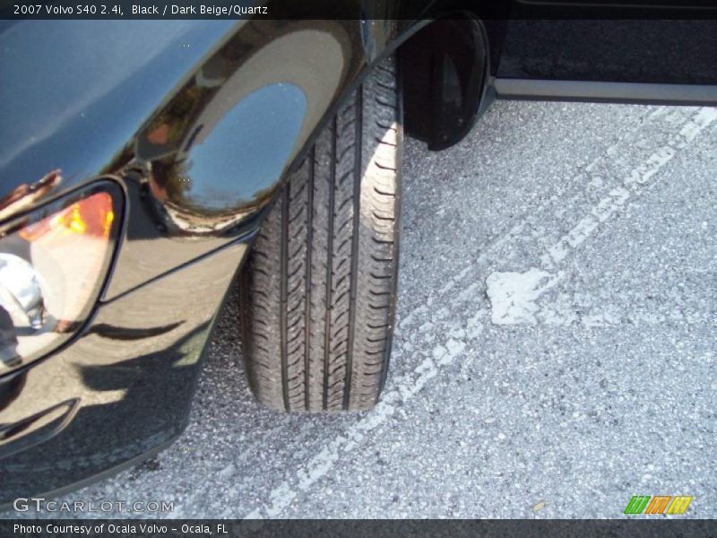 Black / Dark Beige/Quartz 2007 Volvo S40 2.4i