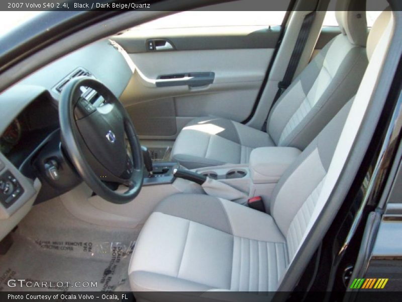 Black / Dark Beige/Quartz 2007 Volvo S40 2.4i
