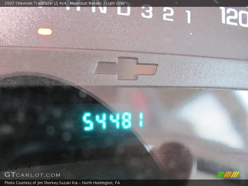 Moondust Metallic / Light Gray 2007 Chevrolet TrailBlazer LS 4x4