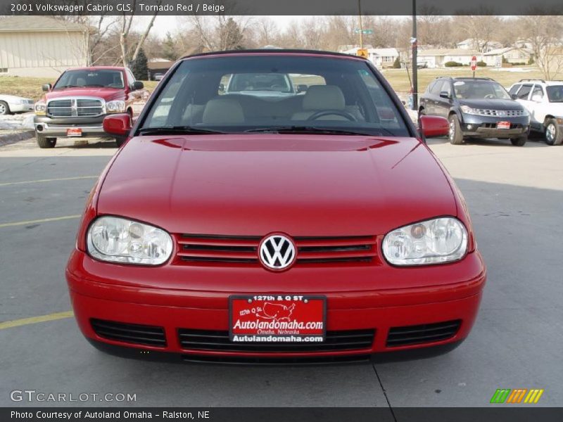 Tornado Red / Beige 2001 Volkswagen Cabrio GLS
