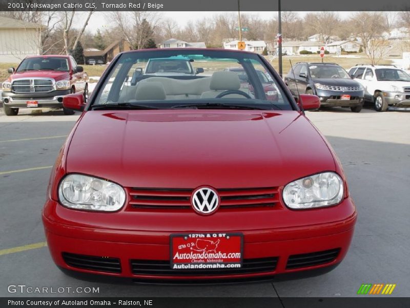 Tornado Red / Beige 2001 Volkswagen Cabrio GLS
