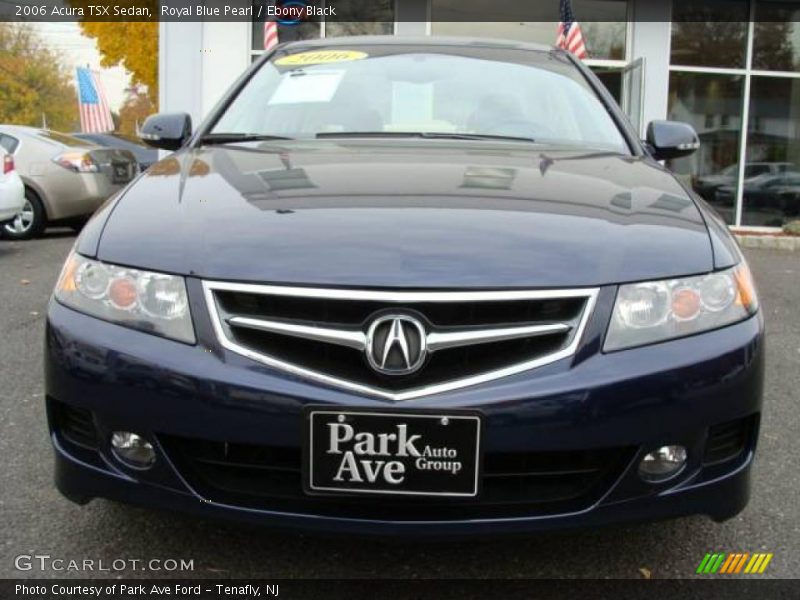 Royal Blue Pearl / Ebony Black 2006 Acura TSX Sedan