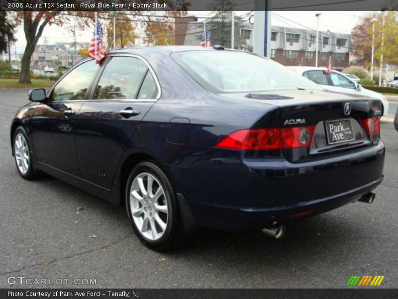 Royal Blue Pearl / Ebony Black 2006 Acura TSX Sedan