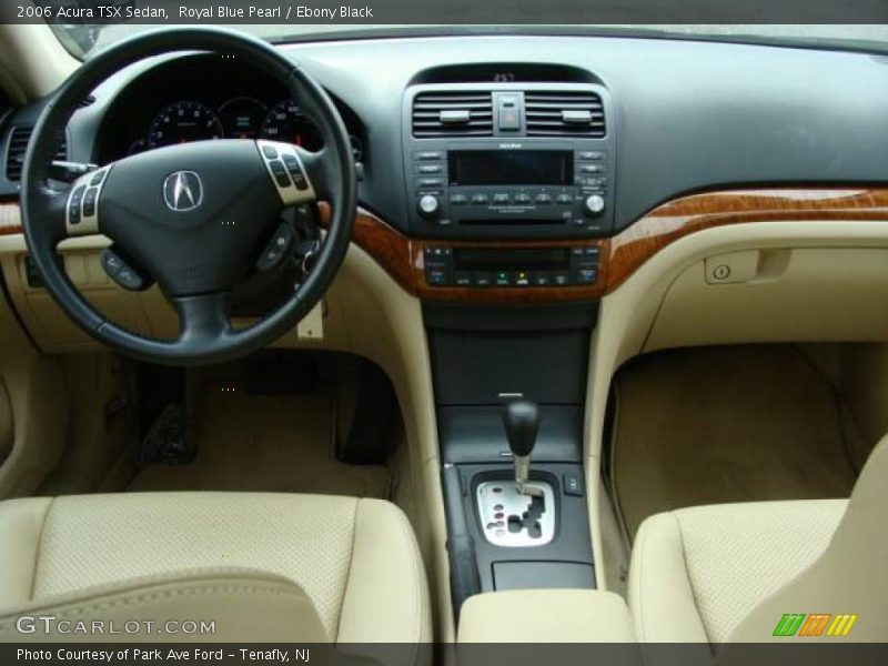 Royal Blue Pearl / Ebony Black 2006 Acura TSX Sedan