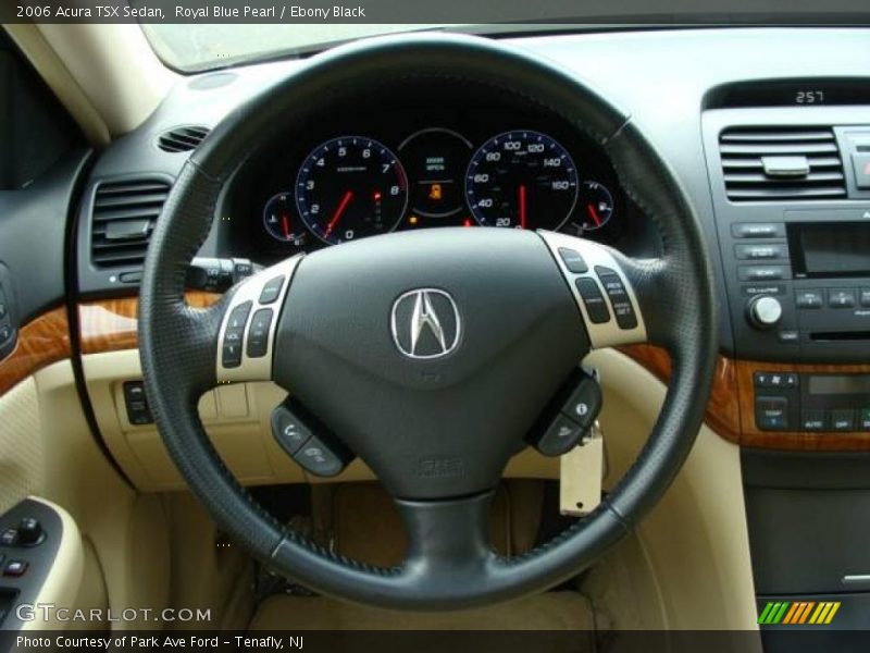 Royal Blue Pearl / Ebony Black 2006 Acura TSX Sedan