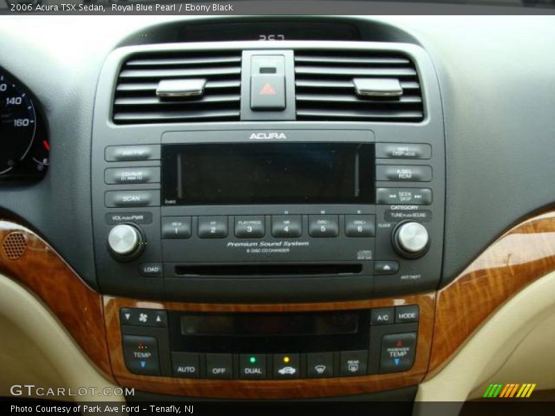 Royal Blue Pearl / Ebony Black 2006 Acura TSX Sedan