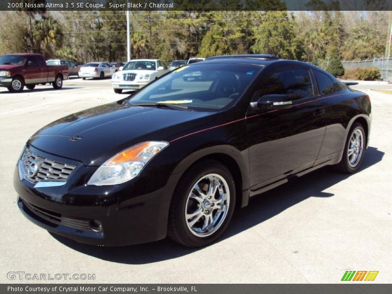 Super Black / Charcoal 2008 Nissan Altima 3.5 SE Coupe