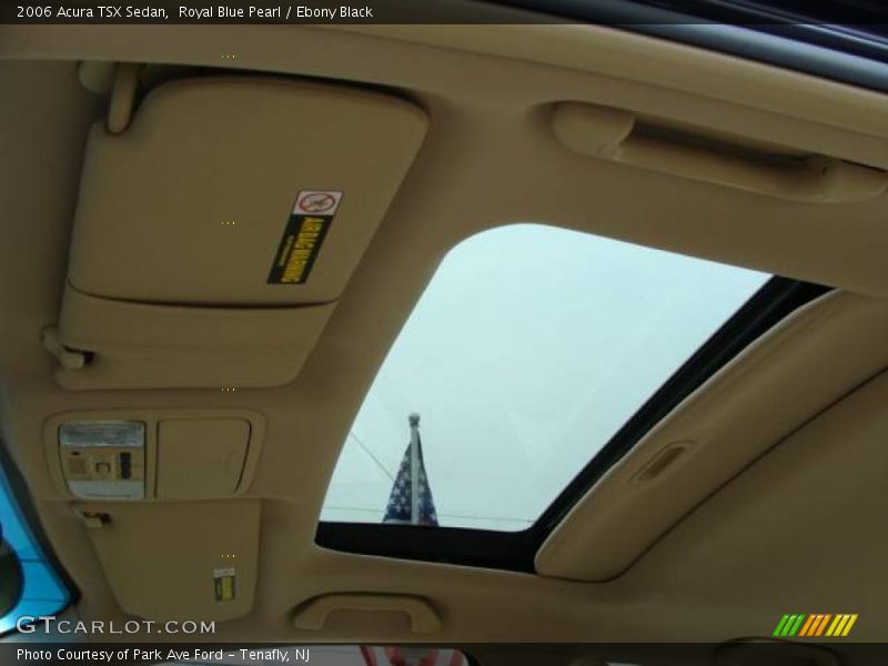 Royal Blue Pearl / Ebony Black 2006 Acura TSX Sedan