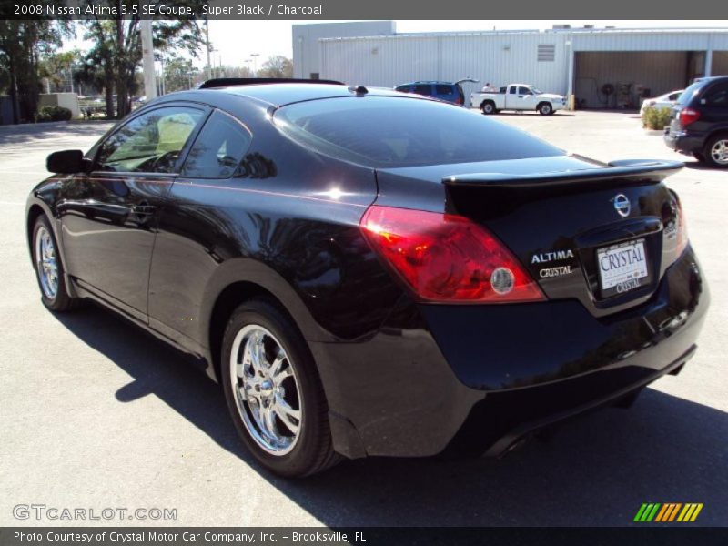 Super Black / Charcoal 2008 Nissan Altima 3.5 SE Coupe