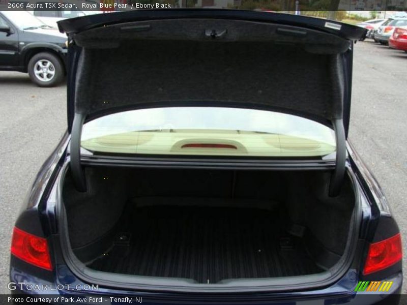 Royal Blue Pearl / Ebony Black 2006 Acura TSX Sedan