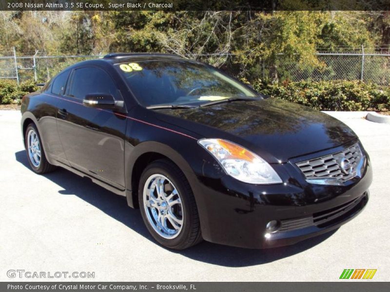 Super Black / Charcoal 2008 Nissan Altima 3.5 SE Coupe