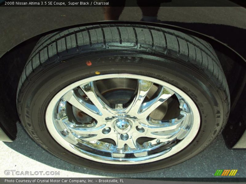 Super Black / Charcoal 2008 Nissan Altima 3.5 SE Coupe