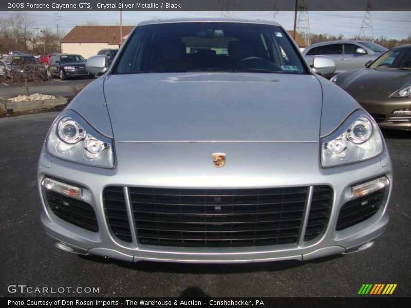 Crystal Silver Metallic / Black 2008 Porsche Cayenne GTS