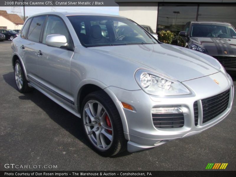 Crystal Silver Metallic / Black 2008 Porsche Cayenne GTS