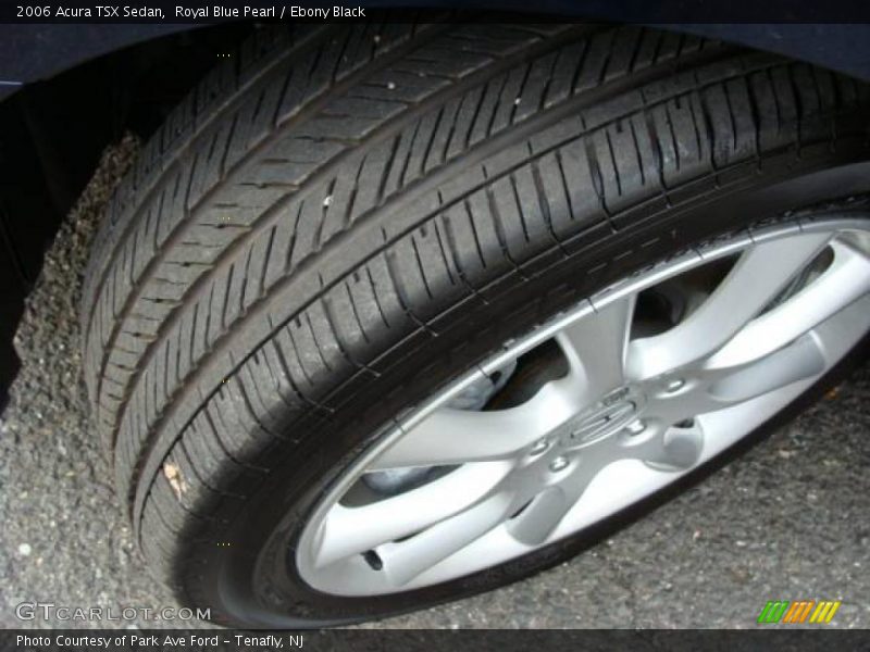 Royal Blue Pearl / Ebony Black 2006 Acura TSX Sedan