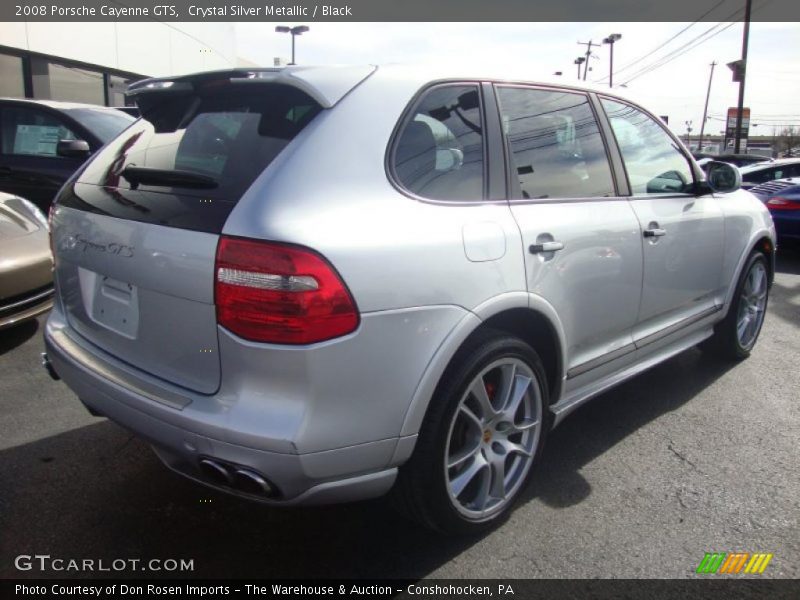 Crystal Silver Metallic / Black 2008 Porsche Cayenne GTS