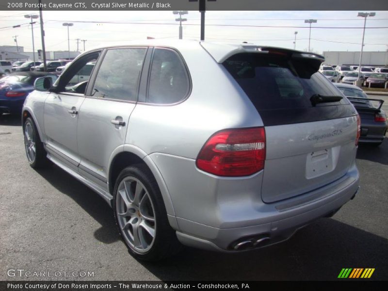 Crystal Silver Metallic / Black 2008 Porsche Cayenne GTS