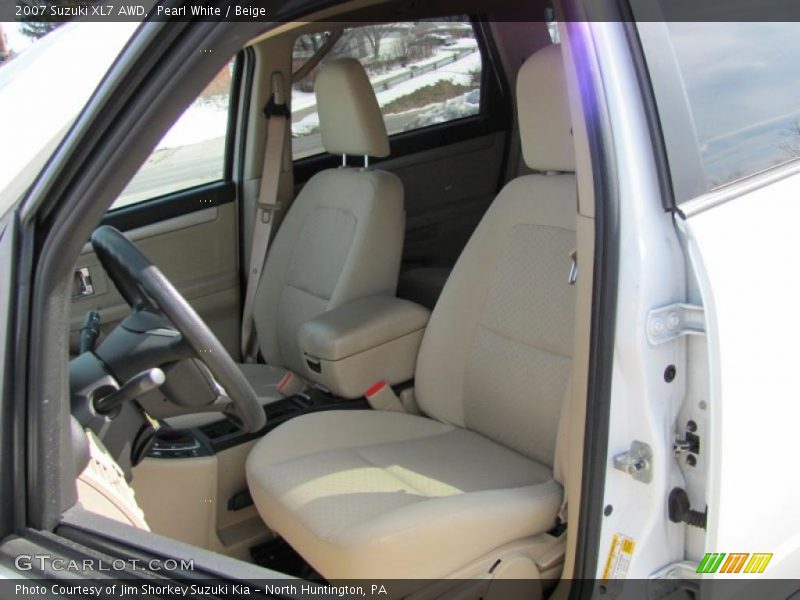 Pearl White / Beige 2007 Suzuki XL7 AWD