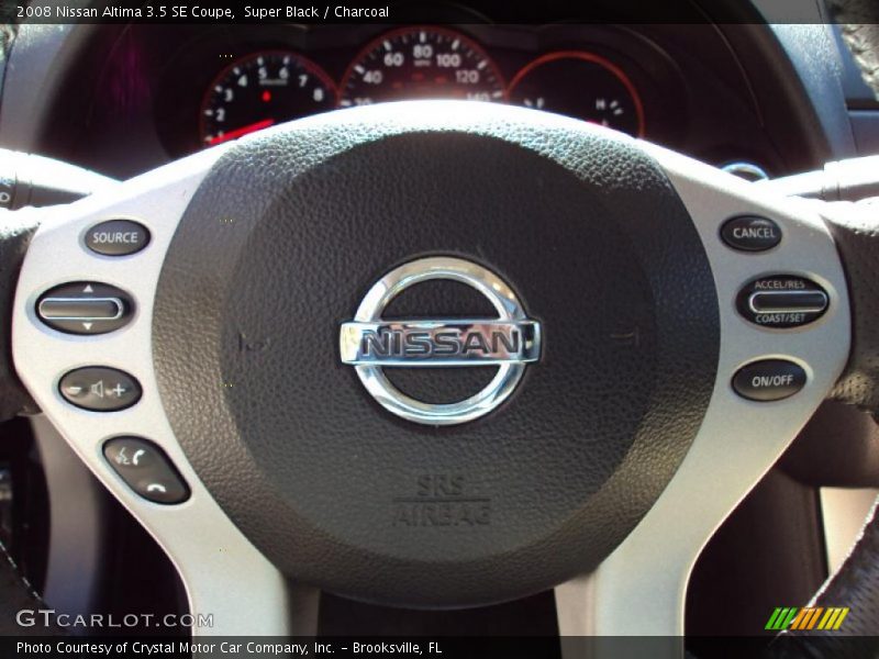 Super Black / Charcoal 2008 Nissan Altima 3.5 SE Coupe